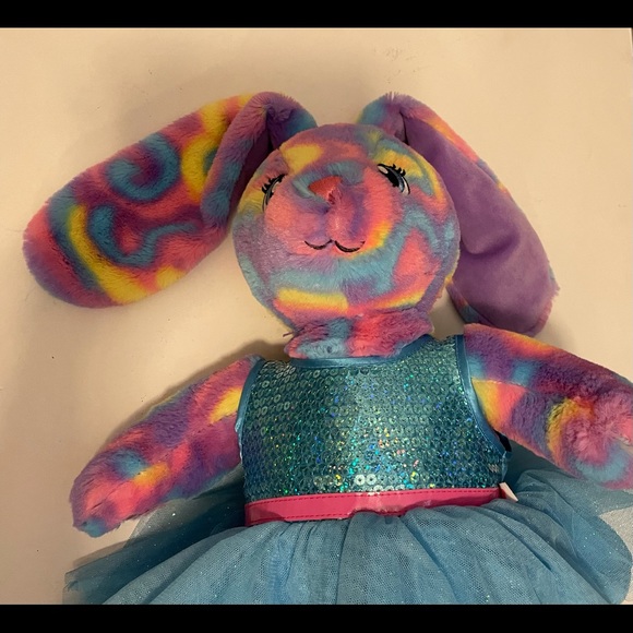 Build A Bear Bunny w/dress - Picture 3 of 7